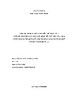 Tiểu luận chính sách quản lý kinh tế chủ yếu của nhà nước trong nền kinh tế thị trường Định hướng xhcn Ở việt nam hiện nay
