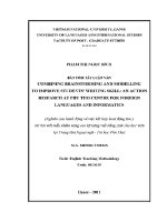 Luận văn combining brainstorming and modelling to improve students' writing skill