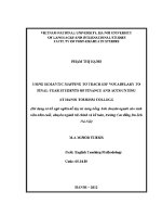 Luận văn sử dụng sơ Đồ ngữ nghĩa Để dạy từ vựng tiếng anh chuyên ngành cho sinh viên năm cuối chuyên ngành tài chính và kế toán trường cao