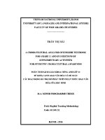 Luận văn a cross cultural analysis of english textbook for grade 11 and suggestions of supplementary activities for students’ cross cultural awareness