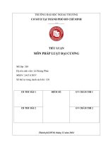 Tiểu luận môn plđc phân tích Điều 117 bộ luật dân sự 2015