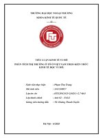 Tiểu luận kinh tế vi mô phân tích thị trường Ô tô Ở việt nam theo kiến thức kinh tế học vi mô