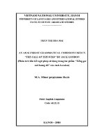 Luận văn an analysis of grammatical cohesion used in the call of the wild by jack london