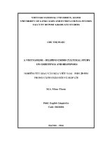 Luận văn a vietnamese filipino cross cultural study on greetings and responses