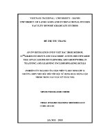 Luận văn an investigation into viet bac high school 11th grade students and teachers' attitudes towards the applications of pairwork and groupwork in teaching and learning english speaking skills