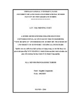 Luận văn a study of politeness strategies in the conversational activities of the coursebook new headway intermediate as seen by teachers of university of economic technical industries