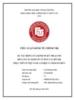 Tiểu luận kinh tế chính trị sự tác Động của kinh tế kỹ thuật số Đến cơ cấu kinh tế tư bản và liên hệ thực tiễn Ở việt nam cơ hội và thách thức