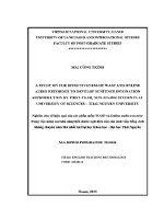 Luận văn a study on the effectiveness of wasp and online audio recorder to develop sentence intonation reproduction by first year non major students at university of sciences thai nguyen university