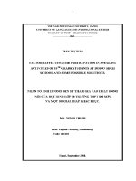 Luận văn factors affecting the participation in speaking activities of 10th grade students at doson high school and some possible solutions
