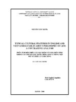 Luận văn phân tích Đối chiếu các Đặc Điểm văn hóa Điển hình trong các truyện ngụ ngôn tiếng anh và tiếng việt nói về triết lý cuộc sống