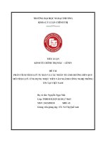 Tiểu luận phân tích tích lũy tư bản và các nhân tố Ảnh hưởng Đến quy mô tích lũy Ứng dụng thực tiễn tại ngành công nghệ thông tin việt nam
