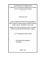 Luận văn a study on the motivation in learning english of gifted students at high school for gifted students hanoi national university of education