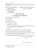 Đề tài: Tính toán, thiết kế hệ thống xử lý bụi gỗ–Nhà máy chế biến gỗ Hoàng Đức Linh, tỉnh Quảng Trị, lưu lượng 12000 m3/h.