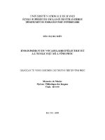 Luận văn diplôme master en science du langage