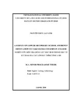 Luận văn a survey on lower secondary school students’ motivation to take extra courses in english