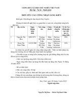 Sáng kiến một vài biện pháp xây dựng môi trường cho trẻ mẫu giáo thực hành trải nghiệm