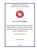 Phân tích hoạt Động ipo trên sàn chứng khoán hoa kỳ của một số công ty trên thế giới và một số giải pháp Đề xuất cho công ty tnhh rce vina