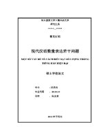 Luận văn 现代汉语数量表达若干问题