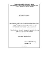 Luận văn developing compensation strategies in listening for 10th form students at nguyen van cu upper secondary school gia lam hanoi
