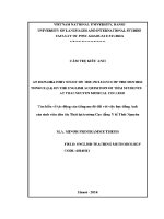 Luận văn an exploratory study on the influence of the mother tongue l1 on the english acquisition of thai students at thai nguyen