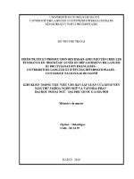 Luận văn khó khăn trong việc viết văn bản lập luận của sinh viên năm thứ 3 khoa ngôn ngữ và văn hoá pháp Đại học ngoại ngữ Đại học quốc gia hà nội