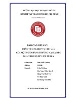 Phân tích nghiệp vụ cho vay của một ngân hàng thương mại tại séc dựa theo bộ dữ liệu berka