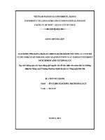 Luận văn teaching speaking skills through problem solving activities to second year non english major students at hanoi university of business and technology