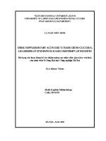 Luận văn using supplementary activities to raise cross cultural awareness of student in hanoi university of industry