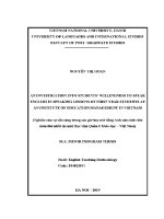 Luận văn an investigation into students’ willingness to communicate english in speaking lessons of first year students at an institute of education management in vietnam