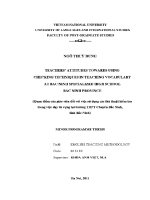 Luận văn teacher's evaluation on let's go 1a second edition for grade 3 at primary schools in north vietnam