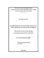 Luận văn dạy phát Âm các phụ Âm tiếng anh bằng việc sử dụng kỹ thuật Đối chiếu và thay thế