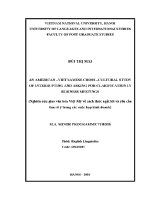 Luận văn an american vietnamese cross cultural study of interrupting and asking for clarification in business meetings