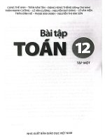 Sbt toán lớp 12 tập 1 kntt pdf