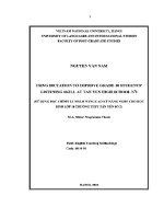 Luận văn using dictation to improve grade 10 students' listening skill at tan yen high school no 2