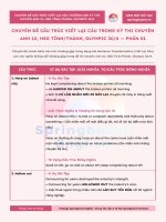 [Chuyên Đề viết lại câu] — release 01