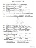 Đề Ôn cki 2 toán 11 Đề 3