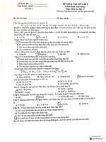 Bộ Đề Ôn tập gki 1 hoá 11
