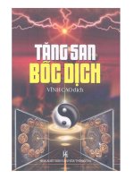 Tăng san bốc dịch của dã hạc lão nhân