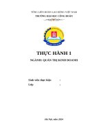 Bài thực hành 1 cty daehan global yên dũng