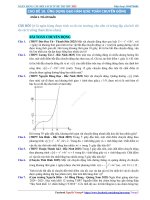 NGÂN HÀNG CÂU HỎI 2025 - TRẢ LỜI NGẮN - CHỦ ĐỀ 10: ỨNG DỤNG ĐẠO HÀM GIẢI TOÁN CHUYỂN ĐỘNG