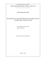 Hoạt Động quản lý khu di tích quốc gia Đặc biệt nhà trần tại Đông triều (tỉnh quảng ninh) (tt)