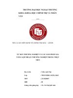 Tiểu luận tư bản thương nghiệp và các giải pháp gia tăng lợi nhuận thương nghiệp trong thực tiễn