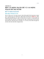 Chương 31 hẹp van Động mạch chủ và van Đmc hai mảnh