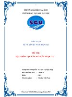 Đặc điểm tạp văn Nguyễn Ngọc Tư
