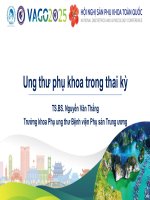 5  bs nguyễn văn thắng   ung thư phụ khoa trong thai kỳ vago hp