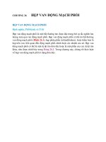Chương 26 hẹp van Động mạch phổi