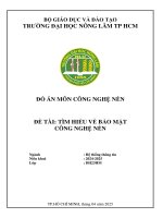 Tìm hiểu về bảo mật công nghệ nền