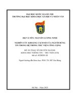 Nghiên cứu khoảng cách số của người dùng tin trong hệ thống thư viện công cộng (tt)