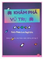 Khám phá vũ trụ   cuốn sách ngộ nghĩnh