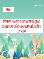 Tiếp Biến Văn Học Trung Đại Trung Quốc Trên Phương Diện Quan Niệm Nghệ Thuật Về Con Người.ppt